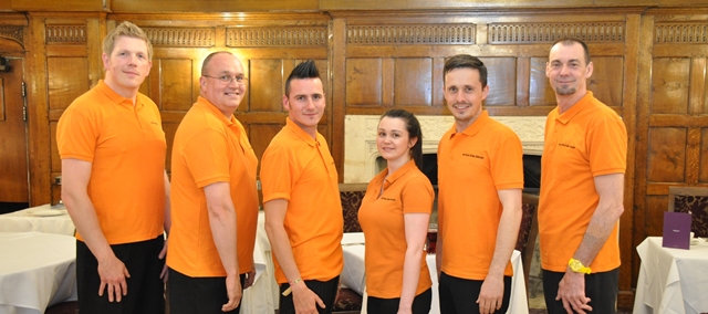 A line-up of our Childrens Disco Towcester from left to right we have Mark, Dave, Neil, Kim, Phil and not forgetting Terry.